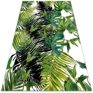 Covor interior din vinil Frunze de palmier