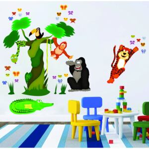 Sticker decorare camere copii - In jungla