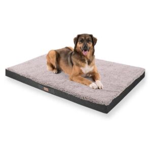 Brunolie Balu, pat pentru câine, pernă pentru câine, lavabil, ortopedic, antiderapant, spumă cu memorie, dimensiunea XXL (140 × 10 × 100 cm)