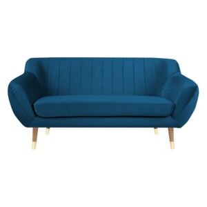 Canapea cu 2 locuri Mazzini Sofas Benito, albastru