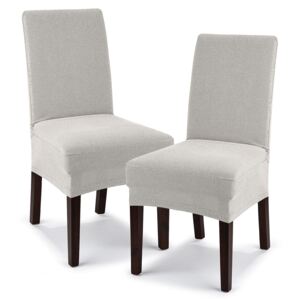 4Home Husă elastică scaun Comfort cream, 40 - 50 cm, set 2 buc
