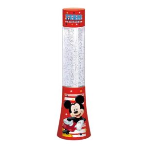 Veioza lampa Mickey Mouse glitter rosu 33.3 cm
