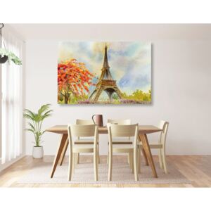 Tablou Turnului Eiffel în culori pastelate