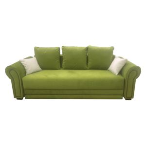 Canapea extensibilă verde - model ALEXANDRA