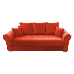 Canapea extensibilă portocaliu - model ALEXANDRA