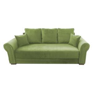 Canapea extensibilă verde deschis - model ALEXANDRA