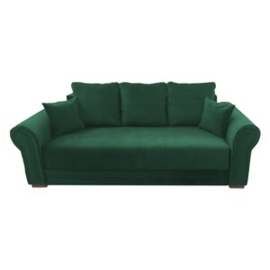 Canapea extensibilă verde închis - model ALEXANDRA