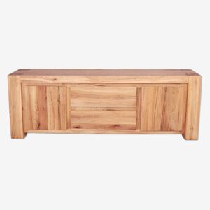 Comoda din lemn de stejar salbatic, cu 2 sertare si 2 usi Francisco, l230xA50xH80 cm