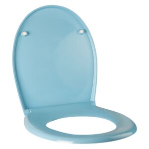Capac pentru WC Romtatay Duroplast, bleu, 431 x 365 mm