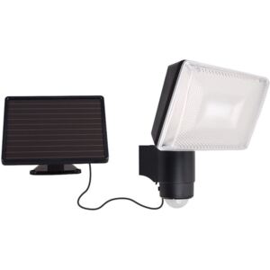 Proiector LED, panou solar, senzor miscare, 6 W, lumina alba rece