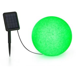 Blumfeldt Shinestone Solar 30, lampă tip bilă, panou solar, Ø 30 cm, LED RGB, IP68, baterie