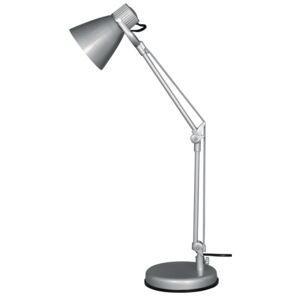 Lampa birou Zack KL 2103, argintie, 1 x E14, 40 W