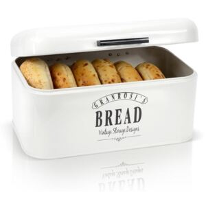 Klarstein Delaware, cutie pentru pâine, metalică, 30 x 16 x 20,5 cm, capac articulat, orificii de ventilație
