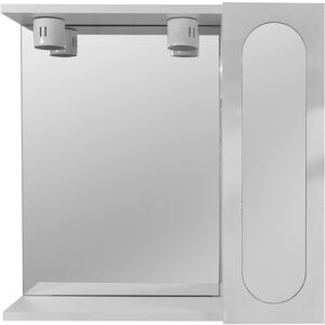 Oglinda baie Savini Due model 938, 2 becuri, PAL, alb