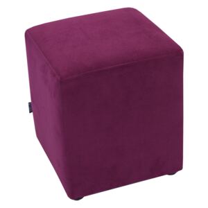 Taburet Cube tapiterie stofa mov K5 45x38x38 cm
