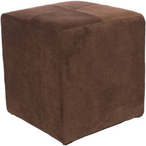 Taburet Cube tapiterie stofa maro K7 45x38x38 cm