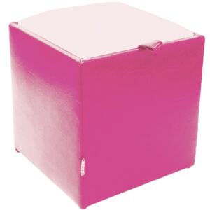 Taburet Box alb/ mov Ip, 37 x 37 x 41 cm