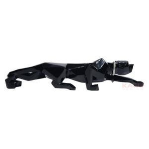 Statuetă Kare Design Black Cat, lungime 90 cm, negru