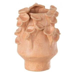 Vaza portocalie/maro ruginiu din ceramica 16 cm Ibiza J-Line