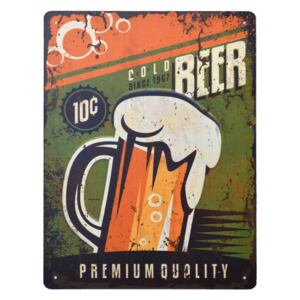 Falc Etichetele metalice - Beer, 30x40 cm
