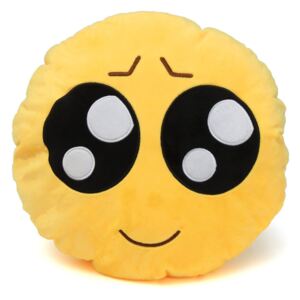 Perna decorativa Emoji Big Eyes, dimensiune 30x30, galben