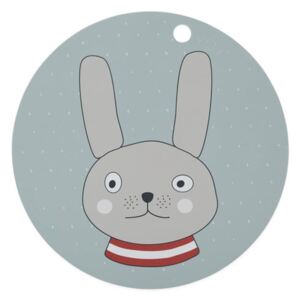 Suport pentru farfurii pentru copii OYOY Rabbit, ⌀ 39 cm