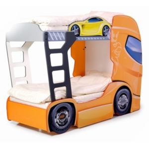 Pat camion tineret Duo Scania+2 Orange