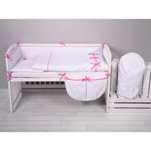 Set de lenjerie de pat pentru copii din 2 piese mini-mini-roz 120x90 + 60x40 cm