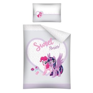 Lenjerie de pat pentru copii cu tematica unor ponei drăguți lenjeria 135x100 + 60x40 cm Sweet Ponies