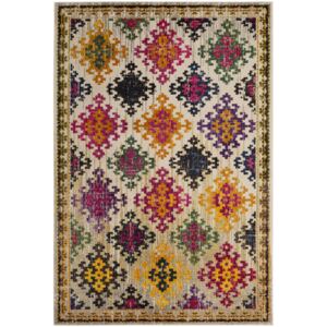 Covor Oriental & Clasic Lunya, Bej/Multicolor, 91x152