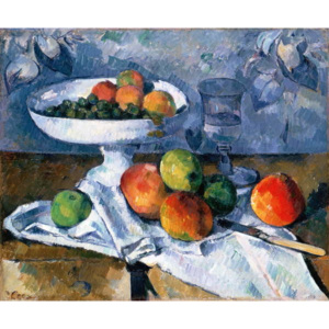 Still Life with Fruit Dish, 1879-80 Reproducere, Paul Cezanne