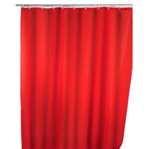 Perdea duș Wenko Puro, 180 x 200 cm, roșu