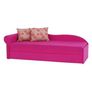 Canapea extensibilă, roz, stânga, AGA D