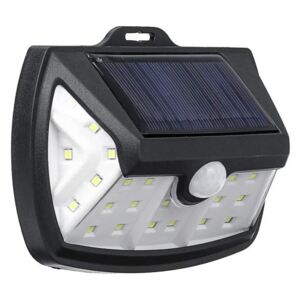 Lampa solara de perete 28 LED cu senzor de crepuscul si de proximitate