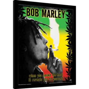 Bob Marley - Herb Afiș înrămat