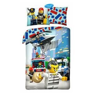 Lenjerie de pat LEGO® City, 200x140 cm