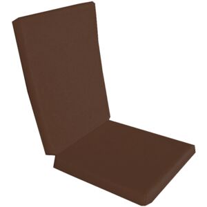 Perna decorativa pentru scaun de bucatarie cu spatar, 90x42 cm, culoare maro