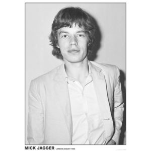 Mick Jagger - Rediffusion TV Studio, Wembley, London 27th August 1965 Poster, (59,4 x 84 cm)