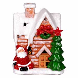 Candela ceramica casuta 24 cm x 17 cm