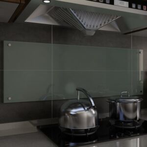 Panou antistropi bucătărie, alb, 120x40 cm, sticlă securizată