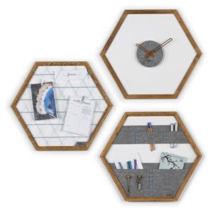 Decoratiuni Tuva Trilogy - Memo Board / Organizator/ Ceas de perete (Albastru)