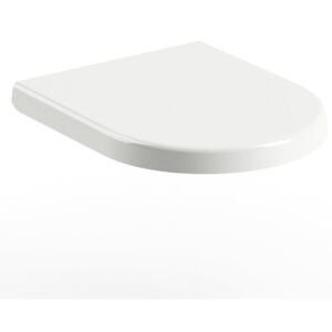Capac WC Ravak Concept Chrome Uni 02A cu inchidere lenta, alb