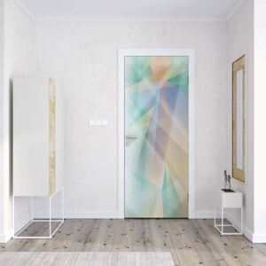 GLIX Tapet netesute pe usă - Modern Abstract Art Prism