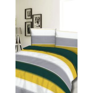 Lenjerie de pat Stripe din flanel multicolor 220x200 cm