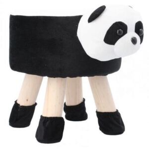 Scaun taburet pentru copii, model urs panda 28x30 cm