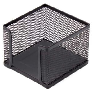 Suport pentru cub de hartie metalic mesh Forpus 30544 11x11 cm negru