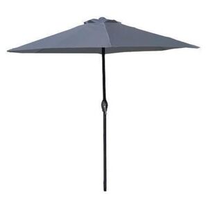 Umbrela pentru plaja Zoe, gri antracit, 230 cm