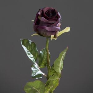 Trandafir artificial mov - 55 cm