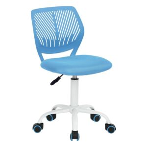 Scaun de birou ergonomic Valerii, albastru, 50,5 x 50,5 x 87 cm