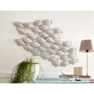 Decoratiune de perete gri fischschwarm